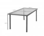 New! Outdoor Patio Dining Table