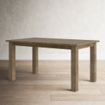 New! 60" Solid Wood Dining Table