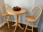 Table with two chairs