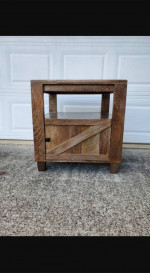 Ashley furniture wooden end table