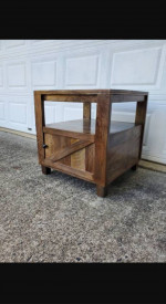 Ashley furniture wooden end table