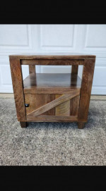 Ashley furniture wooden end table