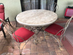 Lanai patio set (table & 4 chairs)
