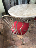Lanai patio set (table & 4 chairs)