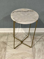 New Marble top end table