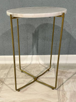 New Marble top end table