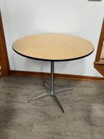 New Flash Furniture Lars 36'' Round Wood Cocktail Table
