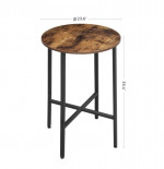 Counter height dinning table and shelf