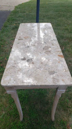 Marble table