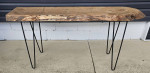 Live edge entrance/console table