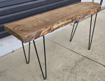 Live edge entrance/console table