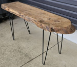Live edge entrance/console table