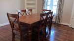 Dining table/chair set. Pottery Barn look