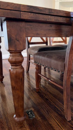 Dining table/chair set. Pottery Barn look