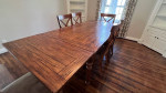 Dining table/chair set. Pottery Barn look