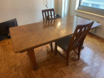 Extendable Dining Table + 6 Chairs