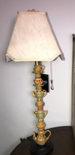 New teapot table lamp, in the box