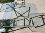 Glass Table Set 3 Total Tables with Thick Glass