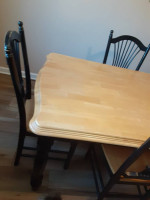 Wood Table & Chairs