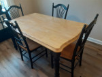 Wood Table & Chairs