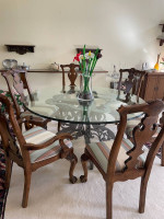 Custom Glass Dining Table