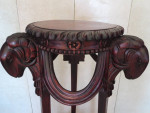 Carved Mahogany Plant/Vase Table