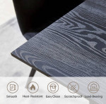 Acanva Expandable Modern Dining Table for 6-8 Seat
