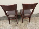 2 Strong Kitchen Dining Chairs 18” W, Vtg folding card table 30” W