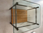 Glass top End Table