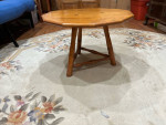 small, solid, maple table