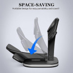 #0880 Foldable Magnetic Mag-Safe Wireless Charging Station