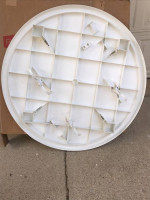 42" round patio table with 4 chairs