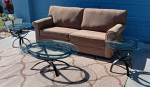 Haverty Sofa, Coffee Table, End Tables and Rug Living Room Set