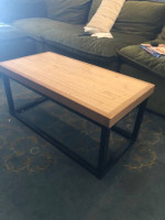 Bowling alley coffee table
