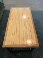 Bowling alley coffee table
