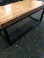 Bowling alley coffee table