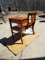 Mid-Century Telephone Table - Great bedside or side table