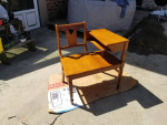 Mid-Century Telephone Table - Great bedside or side table