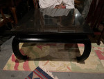 Mid century Ming granite coffee table