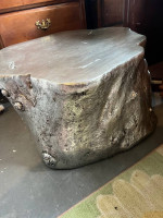 Modern Log ceramic silver coffee table