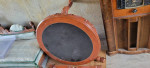 Round Coffe Table with Black Granite Insert