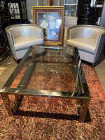 Z gallerie  large modern coffee table