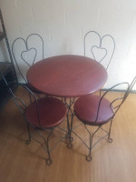 Table and chair set