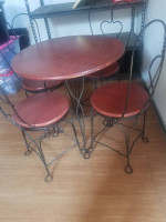 Table and chair set