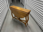 Antique Solid Oak Drop-Leaf Table
