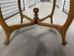 Antique Solid Oak Drop-Leaf Table