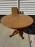 Household Wooden Kitchen Dinning Table With Leaf