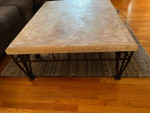 Gorgeous stone top coffee table