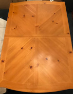 Farmhouse Solid Wood Dining Table & 4 Chairs