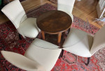 Dining Room Table with 48” Beveled Glass Top, No Chairs